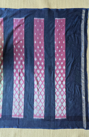 'GRADIENT' Handwoven Pochampally Ikat Cotton Saree
