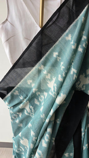 'TONE' Handwoven Pochampally Ikat Cotton Saree
