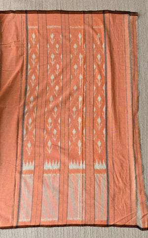 'SPECTRUM' Handwoven Pochampally Ikat Cotton Saree