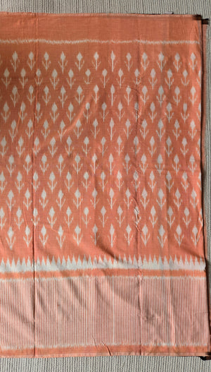 'SPECTRUM' Handwoven Pochampally Ikat Cotton Saree