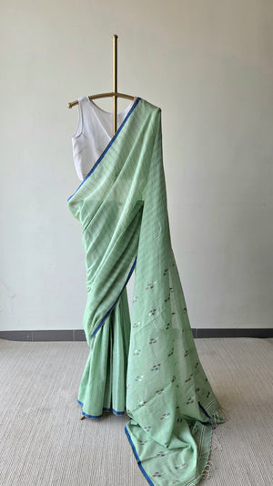 'BONOLATA' Handwoven Jamdani Cotton Saree