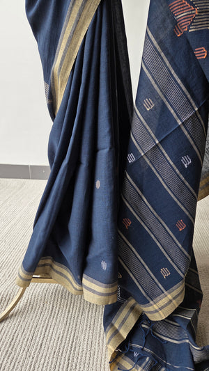 'TILOTTAMA' Handwoven Jamdani Cotton Saree