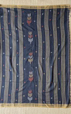 'TILOTTAMA' Handwoven Jamdani Cotton Saree