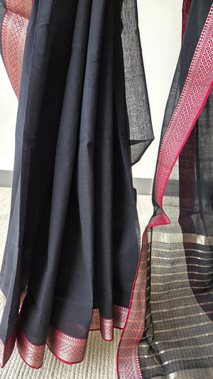 'KALI' Handwoven Mangalagiri Cotton Saree