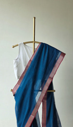 'NILANJANA' Handwoven Mangalagiri Cotton Saree