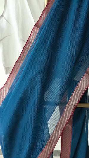 'NILANJANA' Handwoven Mangalagiri Cotton Saree