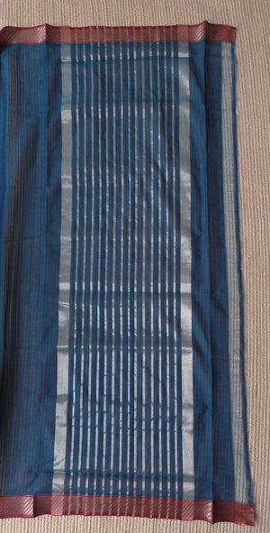 'NILANJANA' Handwoven Mangalagiri Cotton Saree