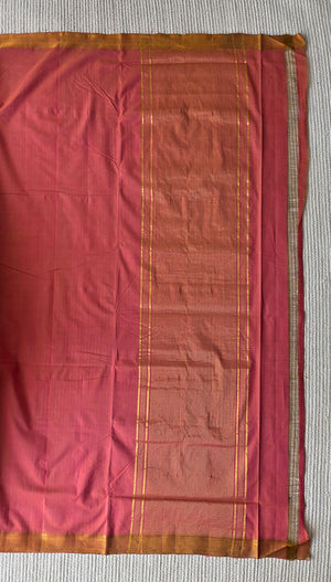 'AGNISIKHA' Handwoven Mangalagiri Cotton Saree