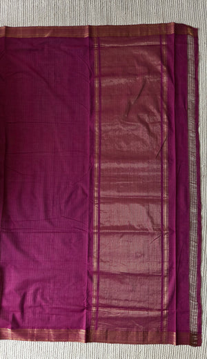 'SAMRAGNI' Handwoven Mangalagiri Cotton Saree