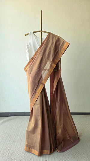 'PRIYAMVADA' Handwoven Mangalagiri Cotton Saree
