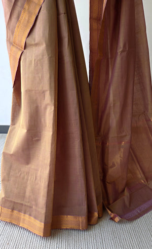 'PRIYAMVADA' Handwoven Mangalagiri Cotton Saree
