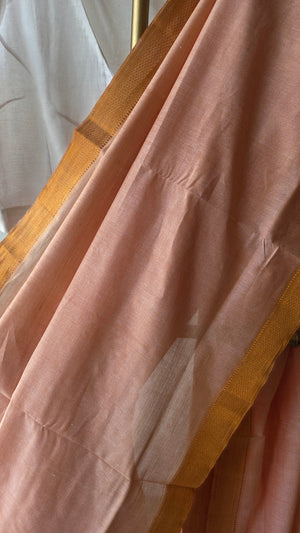 'HEMAMALINI' Handwoven Mangalagiri Cotton Saree