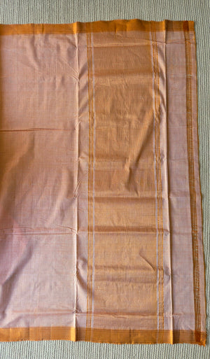 'HEMAMALINI' Handwoven Mangalagiri Cotton Saree