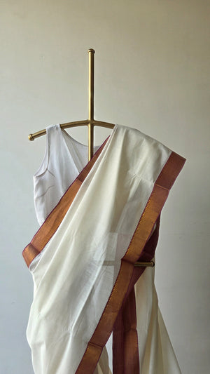 'VASUNDHARA' Handwoven Mangalagiri Cotton Saree