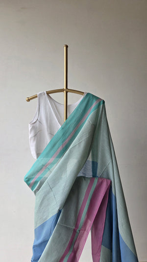 'SWAPNA' Handwoven Cotton Dhonekhali Saree