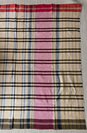 'MRITTIKA' Handwoven Cotton Dhonekhali Saree