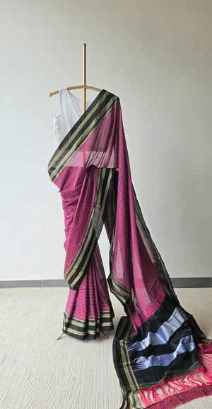 'PUTTENAHALLI' Handwoven Ilkal Cotton Saree