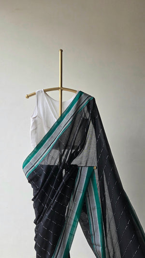 'ALLALASANDRA' Handwoven Ilkal Cotton Saree