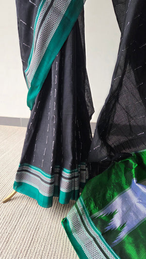 'ALLALASANDRA' Handwoven Ilkal Cotton Saree