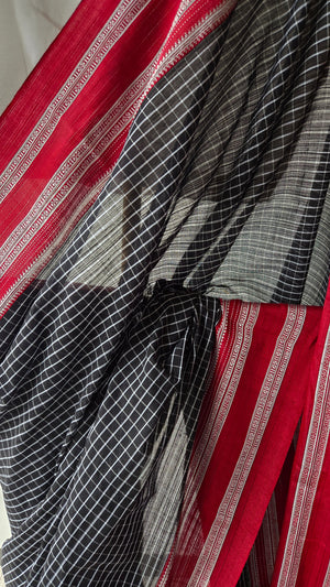'VARTHUR' Handwoven Ilkal Cotton Saree