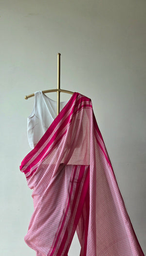 'KAIKONDRAHALLI' Handwoven Ilkal Cotton Saree