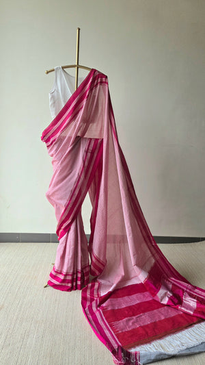 'KAIKONDRAHALLI' Handwoven Ilkal Cotton Saree