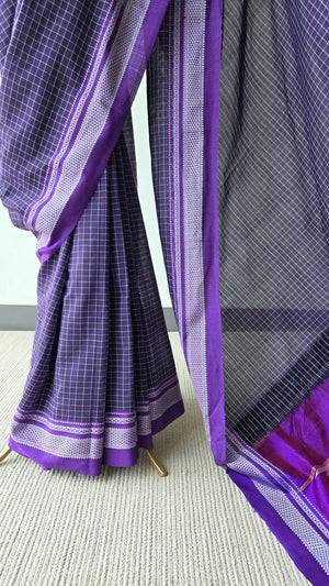 'JAKKUR' Handwoven Ilkal Cotton Saree