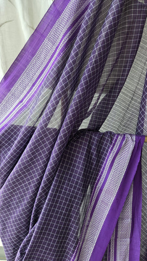 'JAKKUR' Handwoven Ilkal Cotton Saree