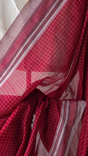 'IBLUR' Handwoven Ilkal Cotton Saree