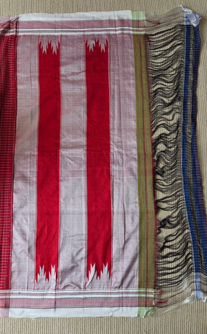 'IBLUR' Handwoven Ilkal Cotton Saree