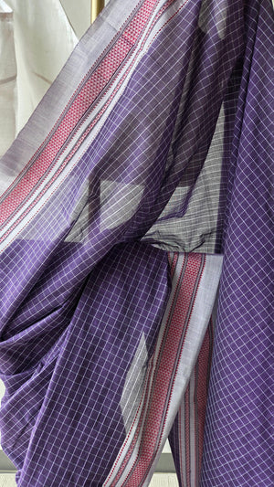 'BEGUR' Handwoven Ilkal Silk Pallu Saree