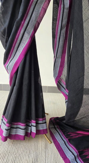 'DORAISANIPALYA' Handwoven Ilkal  Cotton Saree