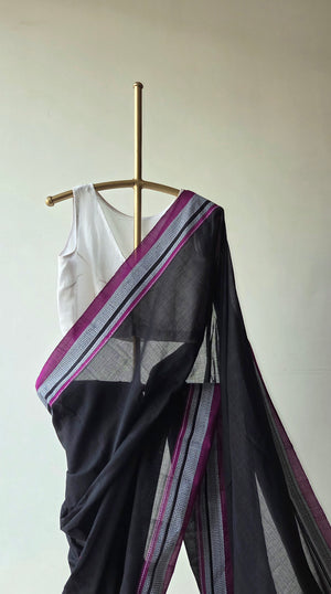 'DORAISANIPALYA' Handwoven Ilkal  Cotton Saree