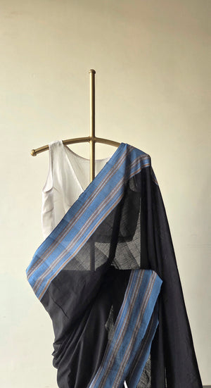 'KOWDENAHALLI' Handwoven Ilkal  Cotton Saree