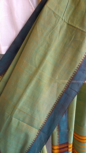 'LET'S ALIGN' Handwoven South Cotton Saree
