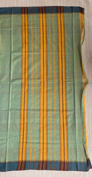 'LET'S ALIGN' Handwoven South Cotton Saree