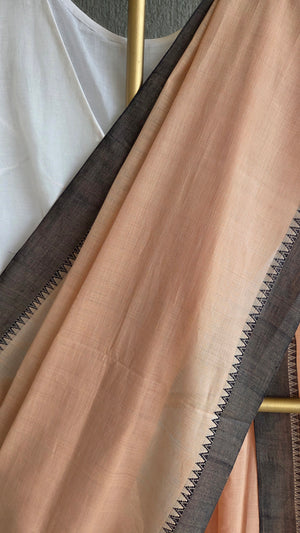 'PER MY LAST PING' Handwoven South Cotton Saree