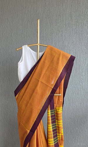 'CLOSE THE LOOP' Handwoven South Cotton Saree