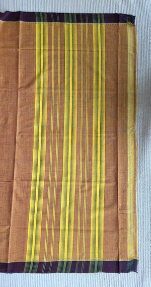 'CLOSE THE LOOP' Handwoven South Cotton Saree