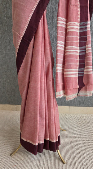'ACTION ITEMS' Handwoven South Cotton Saree
