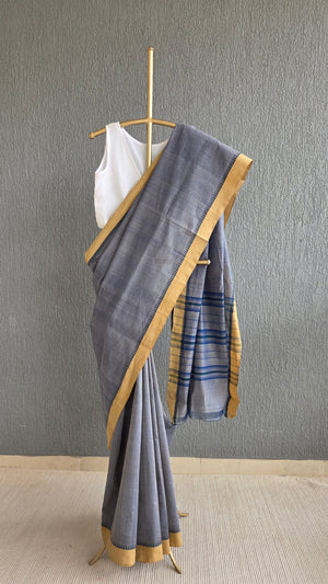 'PITCH DECK' Handwoven South Cotton Saree