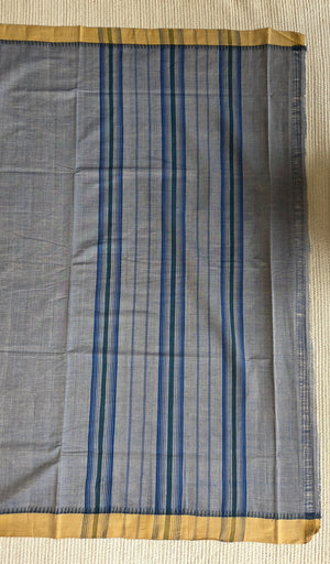 'PITCH DECK' Handwoven South Cotton Saree