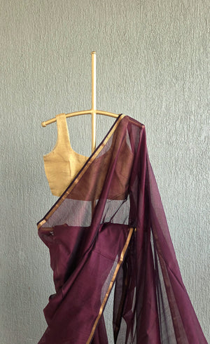 'REWA' Handwoven Silk-Cotton Maheshwari Saree