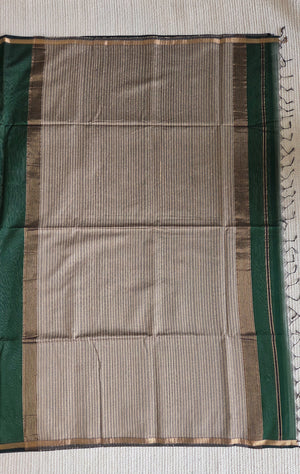'PRANADA' Handwoven Silk-Cotton Maheshwari Saree