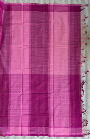 'CASUAL FRIDAY' Handwoven Mangalagiri Cotton Saree