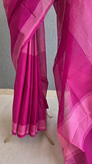 'CASUAL FRIDAY' Handwoven Mangalagiri Cotton Saree