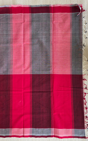 'AFTER HOURS' Handwoven Mangalagiri Cotton Saree