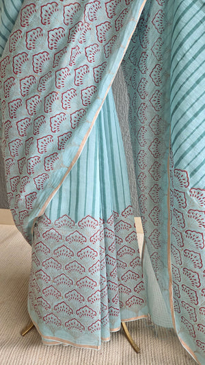 Punchiri | ULLASA Handwoven Silk Cotton Saree