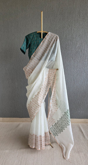Punchiri | AANANDA Handwoven Silk Cotton Saree