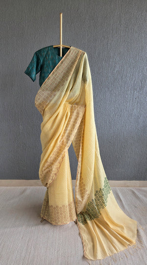 Punchiri | PREETI Handwoven Silk Cotton Saree